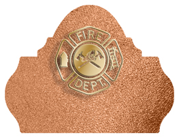 DARAY L 418 SH CP Fire Department Shimmer Copper Background
